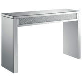 Best Furniture Outlet - Coaster - Gillian Mirrored Acrylic Entryway Console Table Silver - 722499