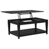 Best Furniture Outlet - Coaster - Lindenton Lift-Top Occasional Cocktail Coffee Table Black - 722728