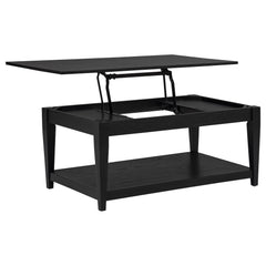 Best Furniture Outlet - Coaster - Lindenton Lift-Top Occasional Cocktail Coffee Table Black - 722728