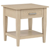 Best Furniture Outlet - Coaster - Lindenton 1-drawer Wood Occasional Side End Table Blonde - 722757