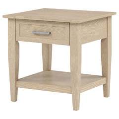 Lindenton 1-drawer Wood Occasional Side End Table Blonde