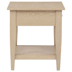 Lindenton 1-drawer Wood Occasional Side End Table Blonde