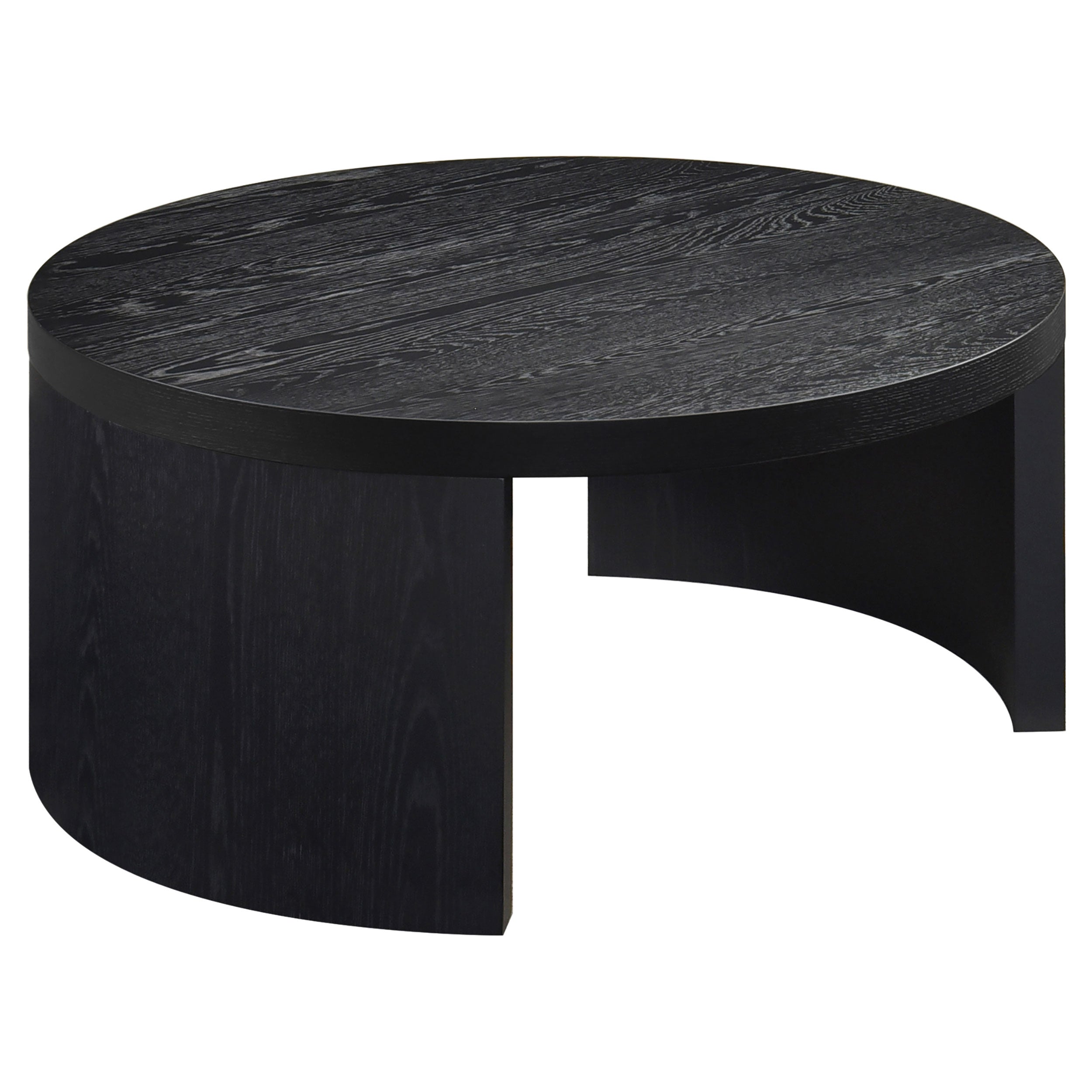 Best Furniture Outlet - Coaster - Sweeney 39-inch Round Wood Occasional Cocktail Coffee Table Black - 722828