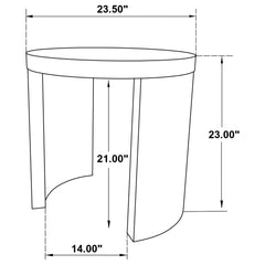 Sweeney 2-piece Coffee and End Occasional Table Set Dark Walnut