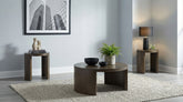 Best Furniture Outlet - Coaster - Sweeney 3-piece Coffee and End Occasional Table Set Dark Walnut - 722838-S3
