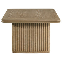 Adina 2-piece Wood Coffee Table Set Distressed Light Brown