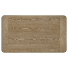 Adina Rectangular Wood Coffee Table Distressed Light Brown