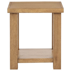 Beasley 3-Piece Wood Coffee Table Set Golden Oak