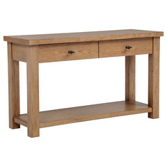 Best Furniture Outlet - Coaster - Beasley 2-Drawer Wood Console Table Golden Oak - 723329