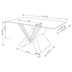 Taffeta 3-piece Mirrored Coffee and End Table Set Silver