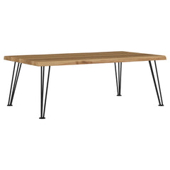 Zander 2-piece Rectangular Coffee and End Table Set Natural