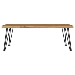 Zander 2-piece Rectangular Coffee and End Table Set Natural