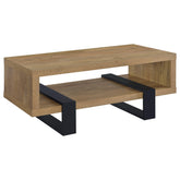 Best Furniture Outlet - Coaster - Dinard Engineered Wood Cocktail Coffee Table Mango - 723678