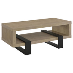 Best Furniture Outlet - Coaster - Dinard Engineered Wood Cocktail Coffee Table Latte - 723688