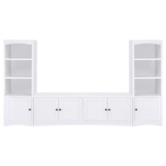 Laughlin 3-piece Entertainment Center TV Stand White