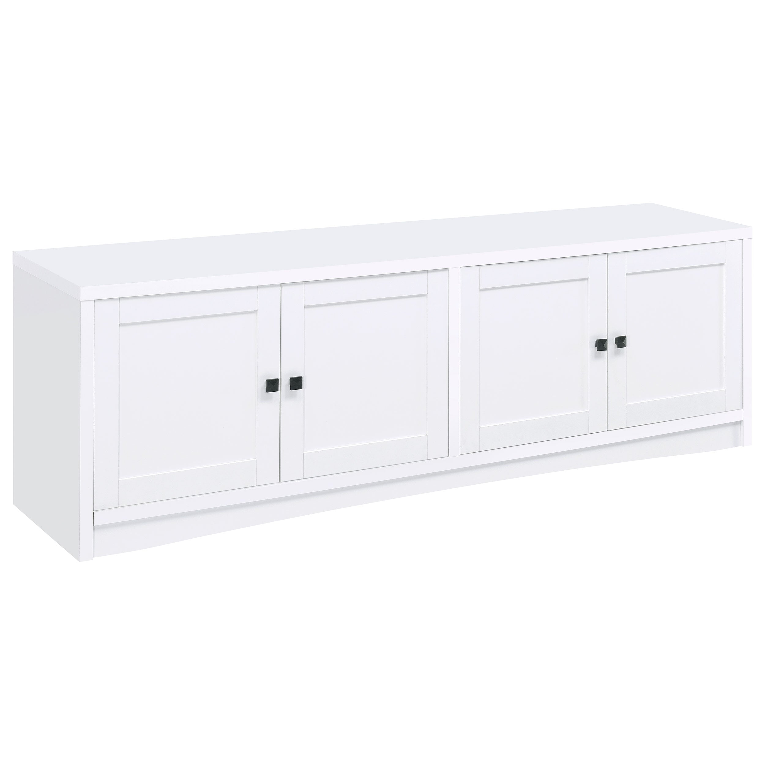 Best Furniture Outlet - Coaster - Laughlin 4-door Engineered Wood 78-inch TV Stand White - 724113