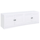 Best Furniture Outlet - Coaster - Laughlin 4-door Engineered Wood 78-inch TV Stand White - 724113