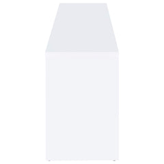 Laughlin 4-door Engineered Wood 78-inch TV Stand White