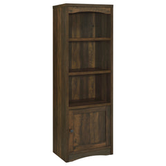 Best Furniture Outlet - Coaster - Laughlin 3-shelf Engineered Wood Media Tower Dark Pine - 724124