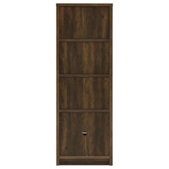 Laughlin 4-shelf Engineered Wood Media Tower Dark Pine