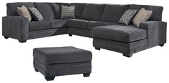 Best Furniture Outlet - Ashley Furniture - Tracling 3-Piece Sectional with Ottoman - 3-Piece Sectional with Ottoman - 72600U1