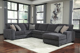 Best Furniture Outlet - Ashley Furniture - Tracling Sectional - LAF 3-Piece Sectional with Chaise - 72600S2