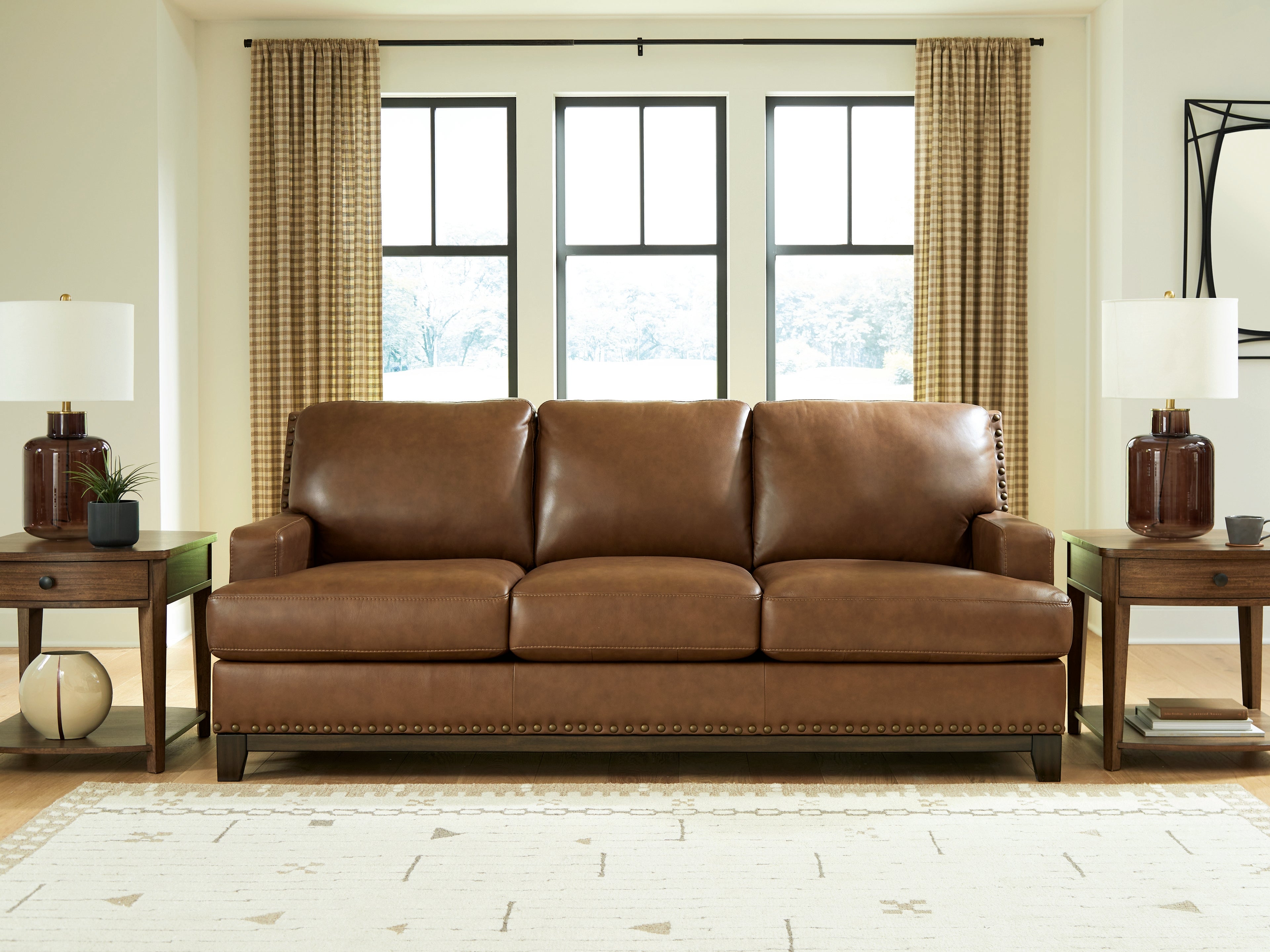 Best Furniture Outlet - Ashley Furniture - Saonara Living Room - Sofa / Amber - PC7310938