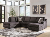 Best Furniture Outlet - Ashley Furniture - Lentiz Sectional - RAF 2-Piece Sectional with Chaise - PC73404S1