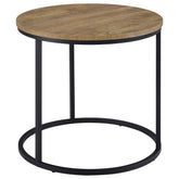 Best Furniture Outlet - Coaster - Lainey Round Occasional Side End Table Mango - 736037