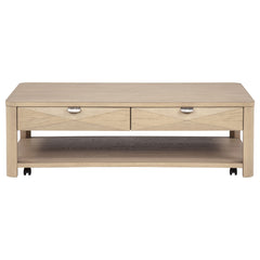 Marcelo 2-piece Coffee Table Set with Storage Light Elm