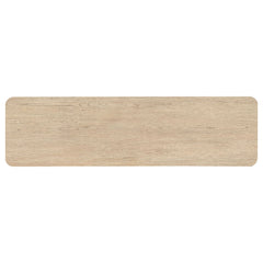 Marcelo Sofa Console Table with 2 Drawers and Shelf Light Elm