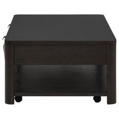 Marcelo Wood Coffee Table with 2 Drawers and Shelf Coffee