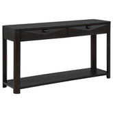 Best Furniture Outlet - Coaster - Marcelo Sofa Console Table with 2 Drawers and Shelf Coffee - 736069