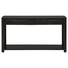 Marcelo Sofa Console Table with 2 Drawers and Shelf Coffee