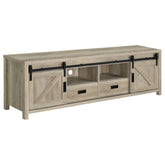Best Furniture Outlet - Coaster - Madra 2-door Engineered Wood 79-inch TV Stand Distressed Pine - 736263