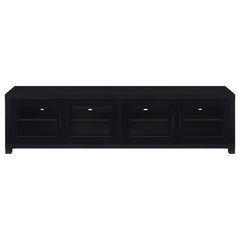 Sachin 3-piece Entertainment Center 79-inch TV Stand Black