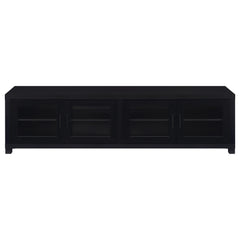 Sachin 4-door Engineered Wood 79-inch TV Stand Black