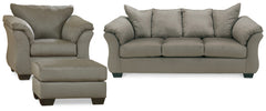 Best Furniture Outlet - Ashley Furniture - Darcy Sofa, Chair and Ottoman - Sofa, Chair and Ottoman - 75005U11