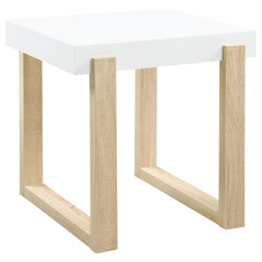 Pala 3-piece Coffee and End Table Set White High Gloss