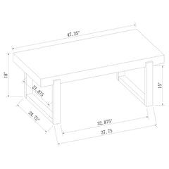 Pala 3-piece Coffee and End Table Set White High Gloss