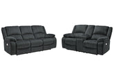 Best Furniture Outlet - Ashley Furniture - Draycoll Power Reclining Sofa and Loveseat - Power Reclining Sofa and Loveseat - 76504U2