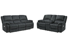 Best Furniture Outlet - Ashley Furniture - Draycoll Power Reclining Sofa and Loveseat - Power Reclining Sofa and Loveseat - 76504U2
