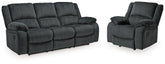 Best Furniture Outlet - Ashley Furniture - Draycoll Reclining Sofa and Recliner - Reclining Sofa and Recliner - 76504U3