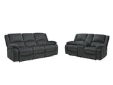 Best Furniture Outlet - Ashley Furniture - Draycoll Reclining Sofa and Loveseat - Reclining Sofa and Loveseat - 76504U1