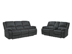 Best Furniture Outlet - Ashley Furniture - Draycoll Reclining Sofa and Loveseat - Reclining Sofa and Loveseat - 76504U1