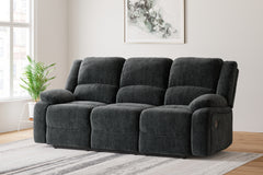Best Furniture Outlet - Ashley Furniture - Draycoll Living Room - Reclining Power Sofa / Slate - 7650487