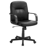 Best Furniture Outlet - Coaster - Minato Upholstered Adjustable Home Office Desk Chair Black - 800049