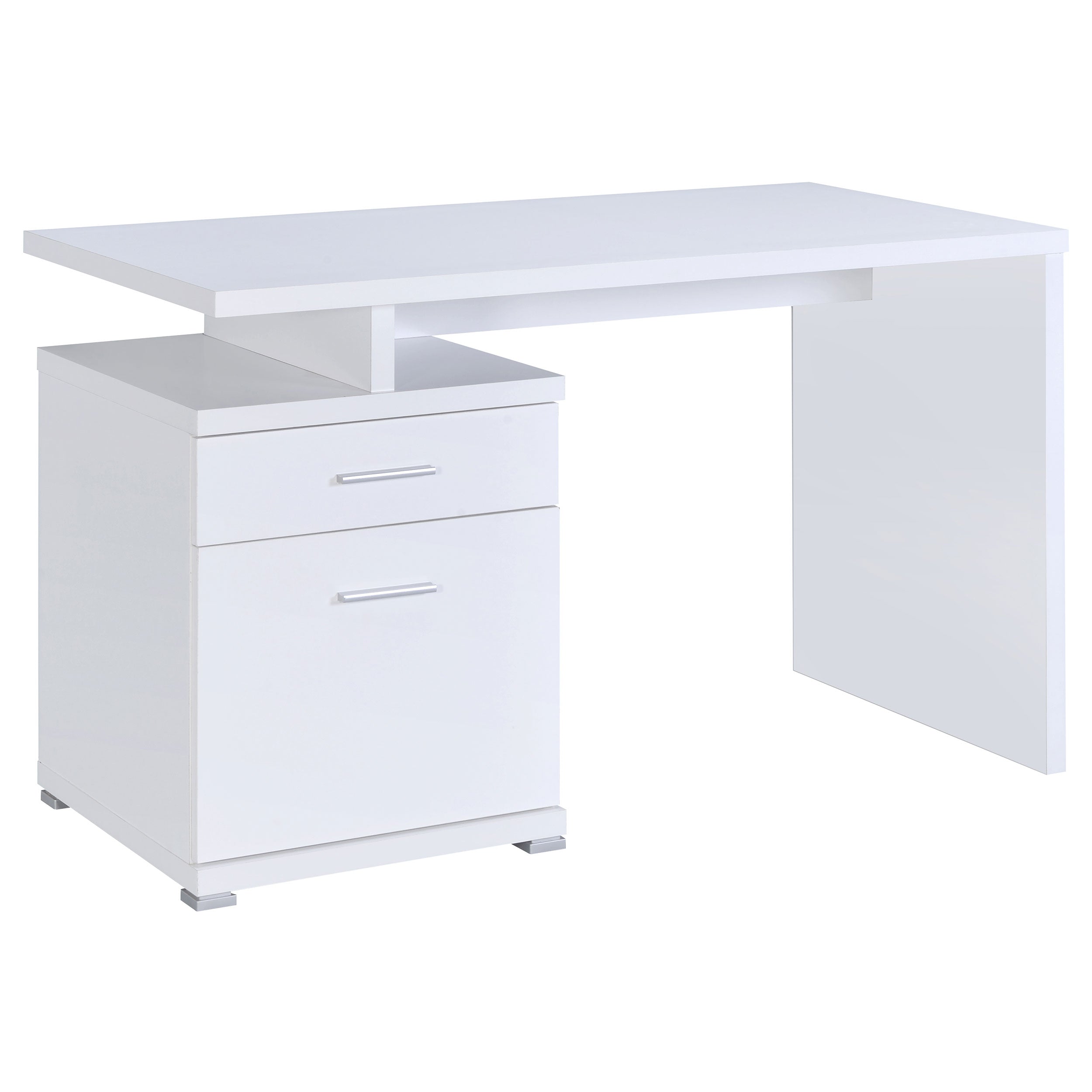 Best Furniture Outlet - Coaster - Irving 47-inch 2-drawer Office Computer Desk White - 800110