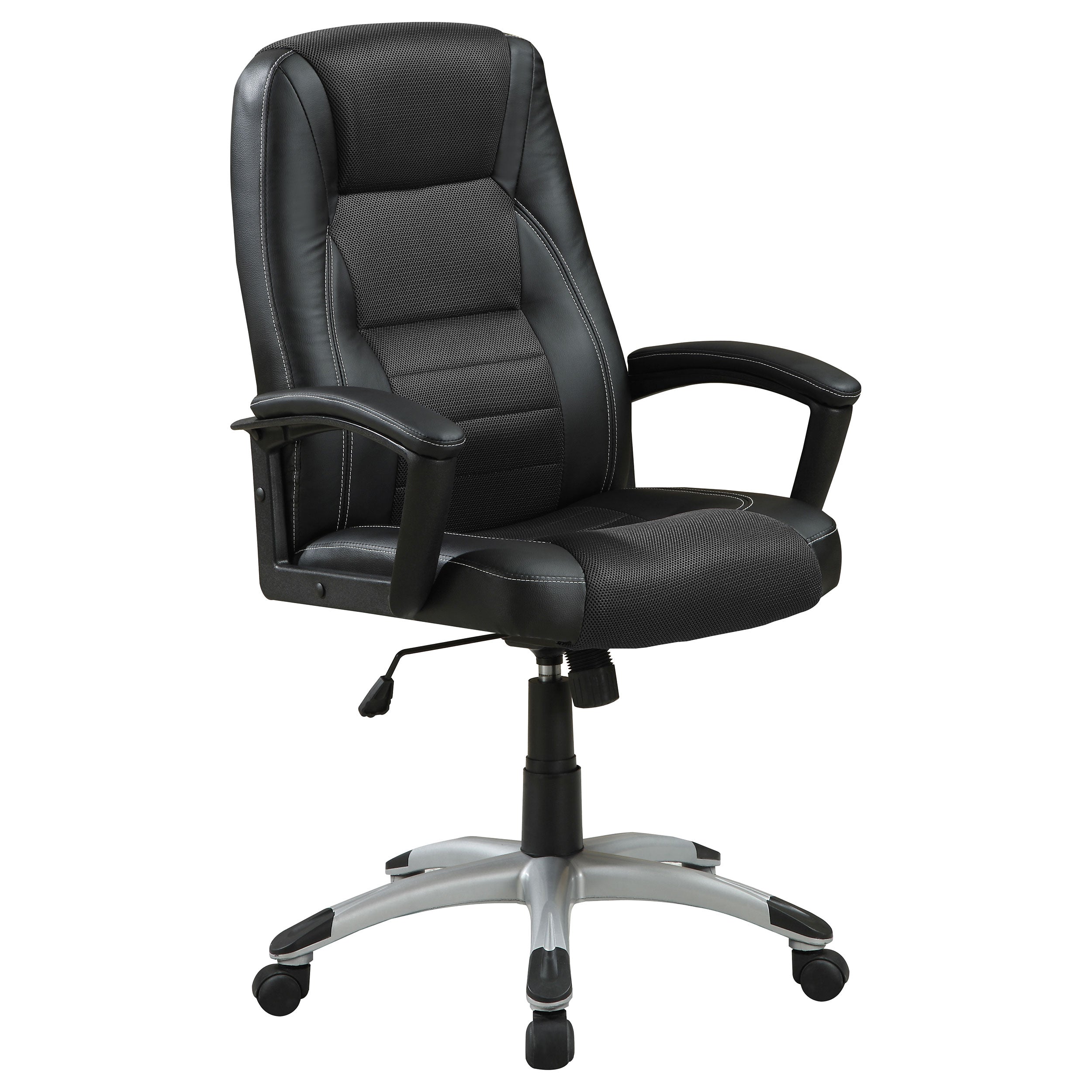 Best Furniture Outlet - Coaster - Dione Upholstered Adjustable Home Office Desk Chair Black - 800209