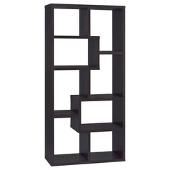 Best Furniture Outlet - Coaster - Theo 71-inch 6-shelf Bookshelf Cappuccino - 800264
